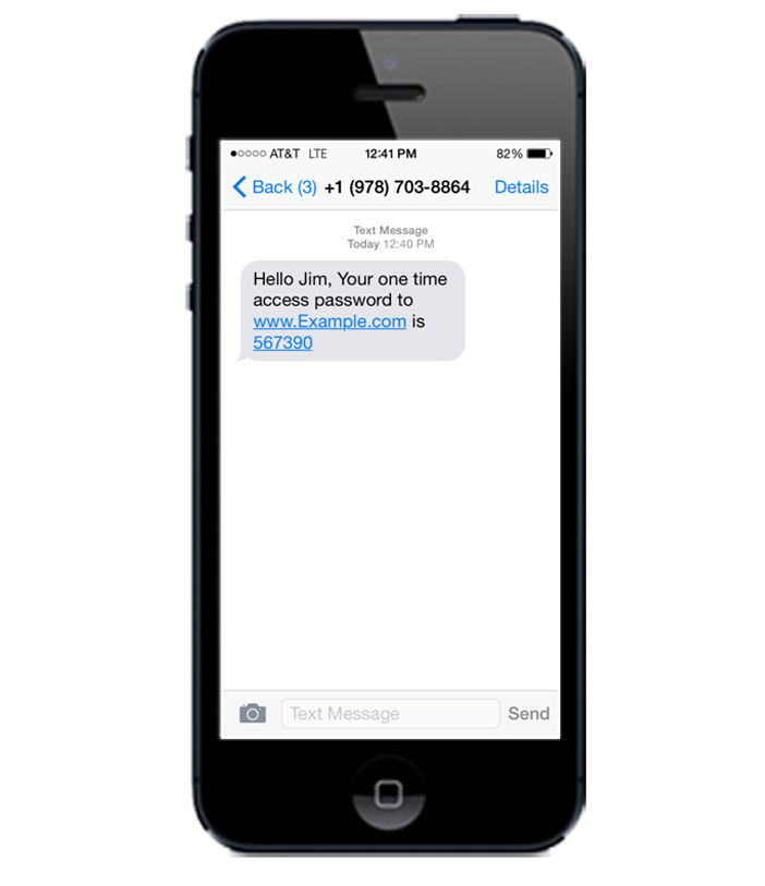 2FA Two Factor Authentication via SMS