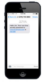 SMS Passcode Two Factor Authentication